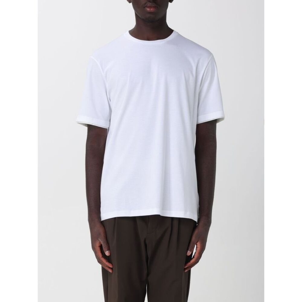 Herno Men Minimal Design Crewneck T-Shirt Herno In Pure Cotton